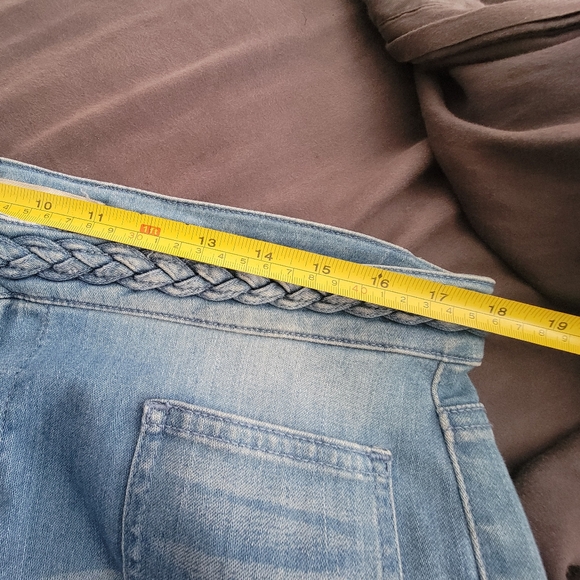 Guess Blue Flare Wide Leg Jeans - Picture 5 of 12